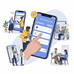 How are appointment scheduling systems evolving with mobile technology?