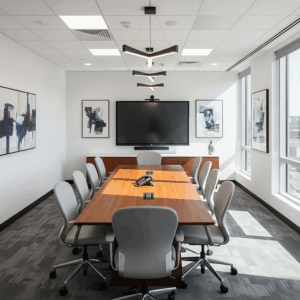 How can room booking systems reduce workplace conflicts?