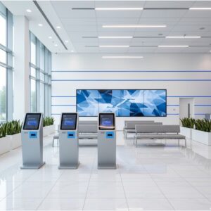 How do queue management systems reduce operational costs?